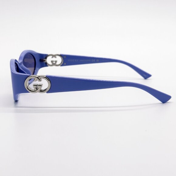 NEW GUCCI SUNGLASSES WOMEN OVAL PURPLE GUCCI GG1662SA 003 - Picture 8 of 11